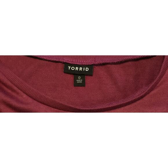 Torrid Womens Galaxy Skull Print Grunge Top Size Large Pink Alternative Goth - Picture 5 of 10